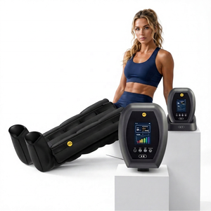 Foot Leg Massager Air Compression 6 Chamber 8 Modes Rechargeable Battery 30-260mmHg Pressure Athlete Muscle Relax Boots OEM ODM - Product Image 1