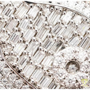 Collar de Plata de Ley 925 con Colgante Familiar de Dibujos Animados de Lujo con Diamante Moissanite VVS - Product Image 6