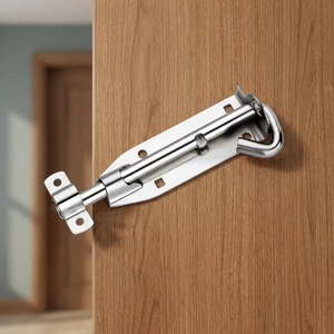 Loquet de porte en acier inoxydable de qualité export, avec boulon de verrouillage, pour portes en bois, clôtures et usage extérieur, disponible à la vente - Product Image 3