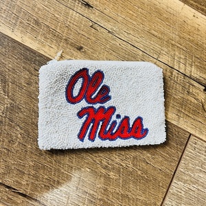 กระเป๋าถือทรงสี่เหลี่ยมผืนผ้า ทำมือจากลูกปัดแก้วลายธีมกีฬา  ตกแต่งด้วยผ้าฝ้าย  สำหรับงานปาร์ตี้  ผลิตในสหรัฐอเมริกา - Product Image 4