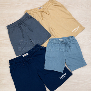 Shorts en molleton de coton éponge pour enfants en gros, shorts de survêtement personnalisés pour enfants, surplus d'exportation en stock du Bangladesh - Product Image 2