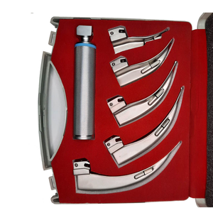 ชุดเครื่องมือส่องกล่องเสียงแบบแมคอินทอช พร้อมใบมีดไฟเบอร์ออปติก 5 ใบ ทำจากสแตนเลสอย่างดี สำหรับการจัดการทางเดินหายใจที่เชื่อถือได้ - Product Image 4