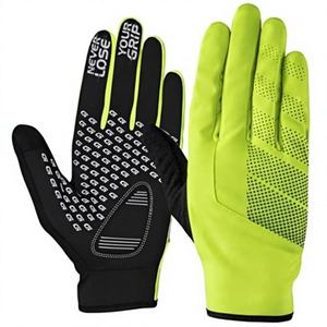 WARPRO INDUSTRY Gants de motocross complets coupe-vent à séchage rapide en polyester enduit de polyuréthane avec fermeture auto-agrippante antidérapante - Product Image 3