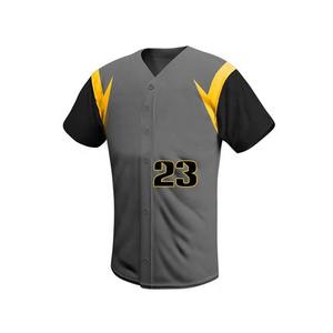 Uniforme de Béisbol Americano Personalizado al por Mayor para Adultos, Conjunto Transpirable de Manga Corta con Logotipo Frontal - Product Image 2