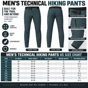 Pantalons de randonnée extensibles pour hommes, personnalisés en gros, légers, résistants à l'eau, pour le trekking en plein air, OEM, marque privée Blimpex INT - Product Image 6