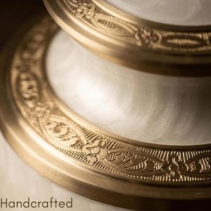 Traditional Adult Aluminum Cremation Urn <b>Memorial</b> Ash Holder Funeral <b>Keepsake</b> Container With Elegant Decorative Style - Product Image 4