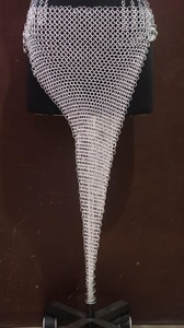 Top de malla medieval con falda para mujer / Disfraz de guerrera - Product Image 4