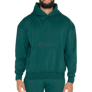 Sudadera Vintage para Hombre |   Tela Francesa de Algodón de 500 g/m² de Alto Gramaje |   Camiseta básica de corte regular con hombros caídos |   Proveedor OEM - Product Image 1