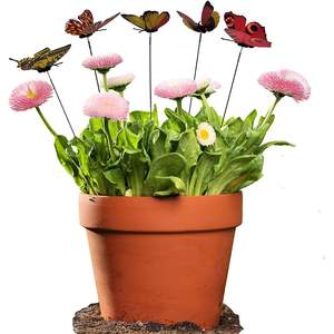 Decoración de Jardín con Mariposas, Estacas de Metal para Plantas, Letreros Decorativos para Exteriores - Product Image 3