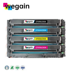 CF540A 541A 542A 543A /203A warna toner cartridge kompatibel untuk HP warna LaserJet Pro M254dw/254nw CF540A/541A/542A/543A(203A)