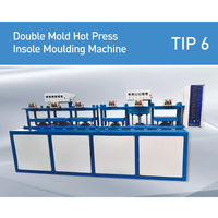 Machine automatique Technocrat Mouldings pour la fabrication de semelles intérieures en mousse à mémoire de forme, 1 pièce, 27 paires/heure, poids 3800 kg, multi-tension, garantie 1 an