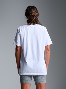 Camiseta de Cuello Redondo Ajustada para Mujer, Lisa, de Manga Corta, Informal, Básica, para Uso Diario - Product Image 5