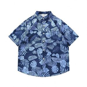 Chemise Hawaïenne Florale pour Homme, Boutonnée, Décontractée, Anti-Plis, Manches Courtes, Style Vacances Tropicales - Product Image 4
