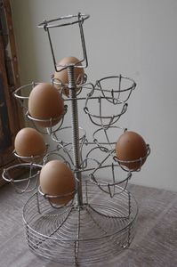Premium kitchen organiser refined <b>egg</b> storage solution sturdy decorative <b>basket</b> farmhouse kitchen metal <b>basket</b> kitchen decor - Product Image 2