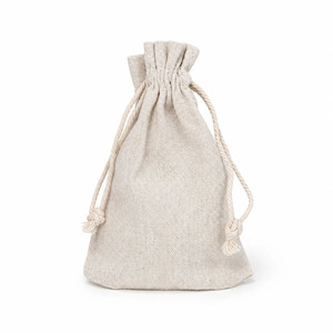 High Quality Natural Linen <b>Drawstring</b> <b>Bag</b> Custom Logo Print Wholesale Thailand - Product Image 1