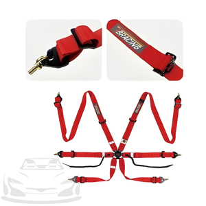 Ceinture de sécurité de course ergonomique TBRACING Sport Plus de 2 pouces homologuée FIA avec boucles de maintien, vente en gros OEM ODM - Product Image 2