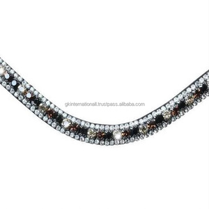 สายคาดหนังม้าขี่ม้า,พร้อมคริสตัลตกแต่งพลอยเทียมปรับแต่งได้ - Product Image 2