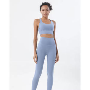 Nuevo Conjunto de Yoga para Mujer, Estilo Moderno y Personalizado, Diseño Sólido, Cintura Elástica, 2 Piezas, Resistente al Agua, Alta Calidad, Precio Accesible - Product Image 6