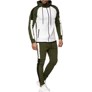 Conjunto Deportivo Personalizado para Hombre, 100% Algodón Ecológico, con Cremallera Completa, Corte Holgado, Ropa Deportiva de Invierno, Venta al Por Mayor - Product Image 4