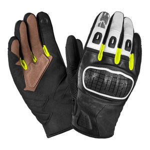 Guantes de Motociclismo de Carreras Personalizados de Cuero y Fibra de Carbono, Guantes de Protección para Motociclistas - Product Image 2