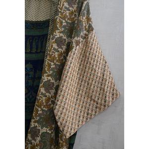 Kimono de Seda Hecho a Mano de Lujo para Mujer, Bata Corta Estampada, Camisón Nupcial, Ropa de Dormir - Product Image 3