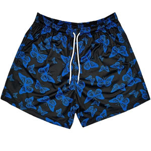 กางเกงขาสั้นออกกำลังกายผู้ชาย ระบายอากาศ แห้งเร็ว มีกระเป๋าหลัง สะท้อนแสง 130 GSM ผ้าฝ้าย ไซส์ใหญ่ - Product Image 1