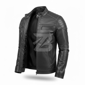 Brand New Fashion Men Motorcycle PU Coat Autumn <b>Winter</b> <b>Leather</b> <b>Jacket</b> Fake Fur Collar Zipper Outerwear Male Clothing - Product Image 4