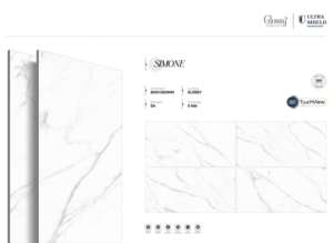 Azulejos de porcelana brillante de primera calidad contemporáneos de 800x1600, 1200x1800, 750x1500 mm, baldosas de gran formato para decoración de interiores. - Product Image 3