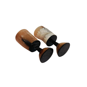 Gobelet en corne de vache fait main, tasse en corne de buffle de qualité supérieure, vaisselle durable, décorative, rustique, traditionnelle, cadeau de collection - Product Image 1
