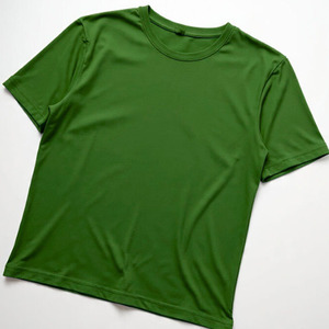 Men T-shirt Short Sleeve Breathable Eco-Friendly Knitted Polyester/Cotton Front O-Neck Printed Solid Blank <b>Design</b> Regular Fit - Product Image 5