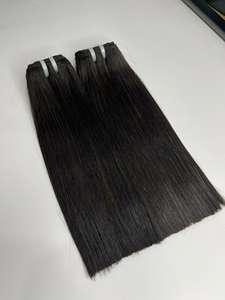Extensions de cheveux humains vierges Remy 100 % vietnamiens en gros, lots de mèches noires lisses comme des baguettes, sans perte ni nœuds - Product Image 2