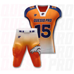 Uniforme de football américain de haute qualité, couleur personnalisée, 100% polyester, uniforme de football américain, vêtements de sport d'équipe - Product Image 2