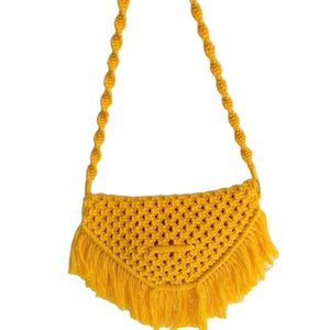 Colección Artesanal: Bolsos Tote de Moda Hechos a Mano, Bolsos Bandolera de Macramé de Algodón, Accesorios de Regalo Tejidos de Proveedor Indio - Product Image 1