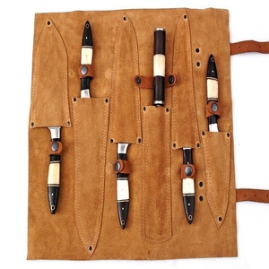Estuche para Cuchillos de Cuero BK Industries, Hoja de Acero Inoxidable de 6-7.9 Pulgadas de Largo, Diseño Ambidiestro, Correas Ajustables, Botones a Presión - Product Image 5