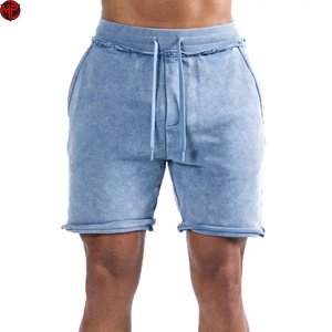 Shorts de sport en molleton 100 % coton épais pour hommes, respirants, en French Terry, pour la course et l'entraînement – Vente en gros - Product Image 2
