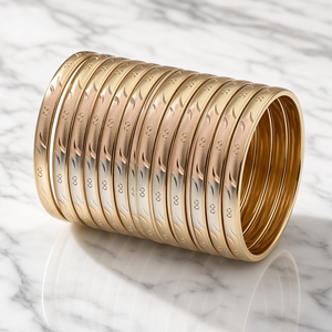 Estilo Indio Tradicional, Elegante, Multicolor, Aleación de Cobre, Chapado en Oro de 18K, Diseño de Hoja, Joyería Étnica de Lujo para Bodas - Product Image 3