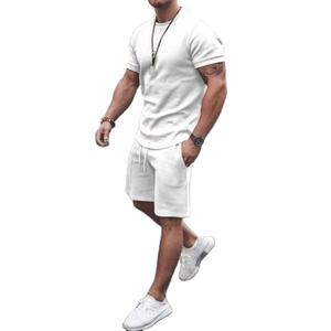 Conjunto de dos piezas de verano para hombre moderno y cómodo para el estilo callejero diario - Product Image 2