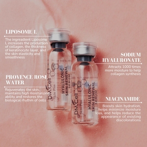 DM.CELL Hyaluronic Acid Vitamin C Anti-Aging Nourishing Moisturizing Liquid <b>Face</b> Serum Ampoule Korean Cosmetic K-Beauty - Product Image 2