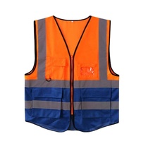 Logo personnalisé vente en gros Construction hiver haute visibilité à manches longues 3M fluorescent travail hommes veste réfléchissante de sécurité