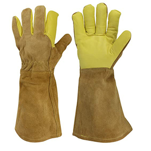 ถุงมือเชื่อม TIG หนังแกะเนื้อนุ่ม สวมใส่สบาย ป้องกันไฟฟ้าสถิตย์ อุปกรณ์ป้องกันมือสำหรับงานสวน ป้องกันการเสียดสี - Product Image 2