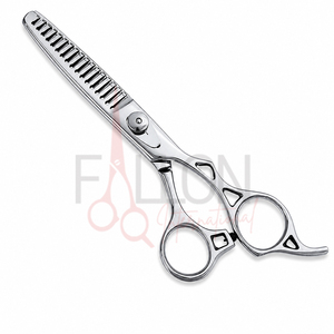Wholesale Hair Thinning Scissors Professional Barber Texturizing <b>Shears</b> Custom Logo - Product Image 2