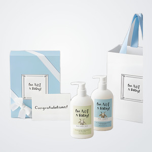 Sets de regalo para el baño, K-Beauty coreano, I'm Not a Baby, champú infantil de leche de cabra 300ml, gel de baño infantil 300ml, hecho en Corea - Product Image 1