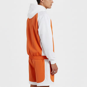 New Style Eco-Friendly Breathable Regular Fit Windproof Waterproof 2 Pieces Workout Set for Men Custom Printed Logo Streetwear - Product Image 2