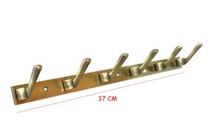 6-Piece Heavy Duty Modern Rustproof Stainless Steel <b>Cloth</b> Hooks for Towel Wall Mounted - Product Image 3