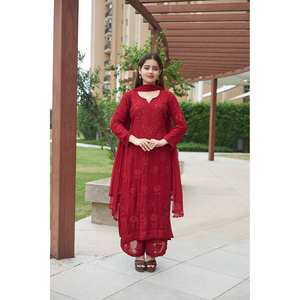 Party Wear Ensemble haut et bas confortables de taille XL avec Dupatta chic - Product Image 6