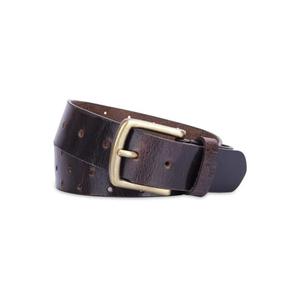 Ceintures formelles vintage pour hommes en cuir véritable à 100 %, boucle en acier, respectueuses de l'environnement, logo personnalisé imprimé, cuir de vache - Product Image 2
