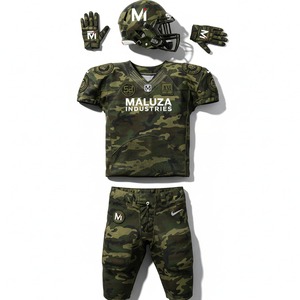 High Quality American Football Jersey Custom Logo Printed Sublimated Football Uniform Sets For Men Youth Adult Training - Product Image 1