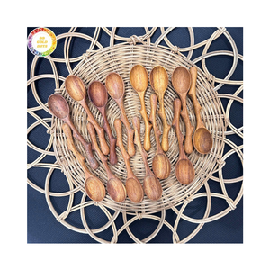 ช้อนไม้ธรรมชาติแบบขายส่ง ภาชนะครัวรักษ์โลก อุปกรณ์ทำอาหารไม้ทำมือคุณภาพพรีเมียม สำหรับใช้ในบ้านและร้านอาหาร - Product Image 1