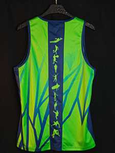 Maillot de basketball sans manches personnalisé PUFFIN SPORTS pour homme, sublimation, évacuation de l'humidité, séchage rapide, imprimé - Product Image 5