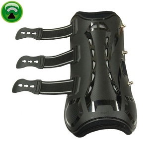 Black Neoprene PU Shell Horse Racing Tendon <b>Boots</b> - Product Image 2